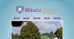 Desktop Screenshot of capitalregionmiracleleague.org